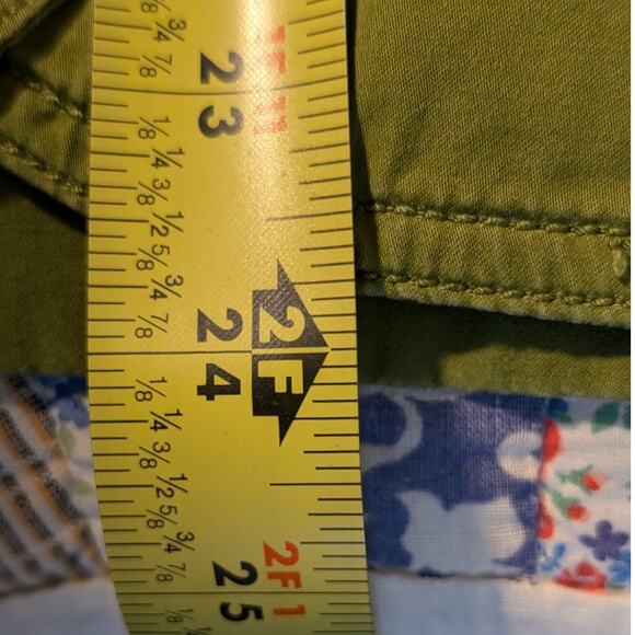 Talbots Green Twill Unlined Twill Safari Style Jacket Womens Plus Size 20W - Picture 7 of 9